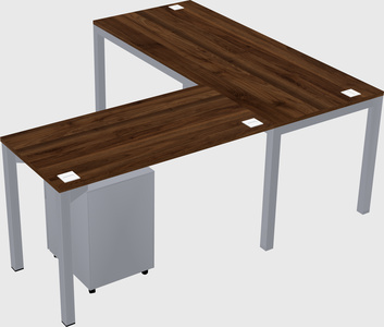L-shaped desk