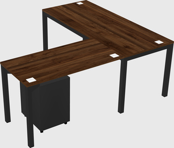 L-shaped desk