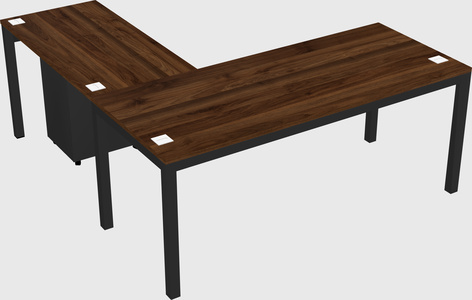 L-shaped desk