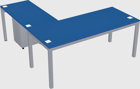 L-shaped desk