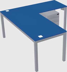 L-shaped desk