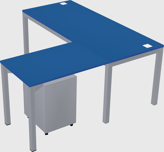 L-shaped desk