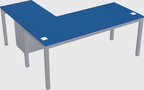 L-shaped desk