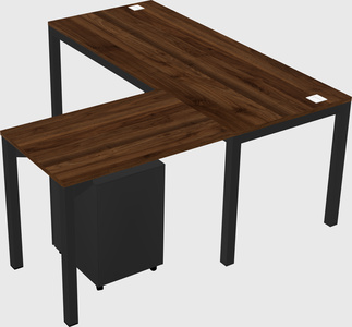 L-shaped desk