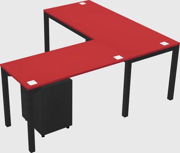 L-shaped desk