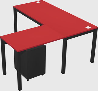 L-shaped desk