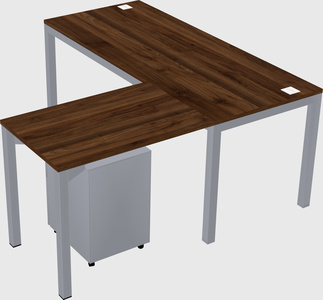 L-shaped desk
