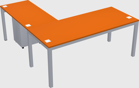 L-shaped desk