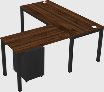 L-shaped desk
