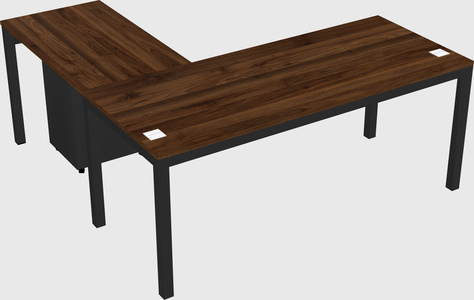 L-shaped desk