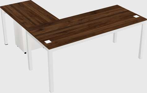 L-shaped desk