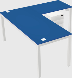 L-shaped desk