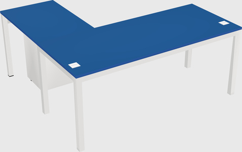 L-shaped desk