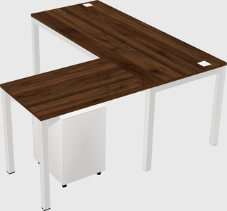 L-shaped desk