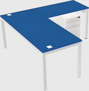 L-shaped desk