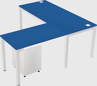 L-shaped desk