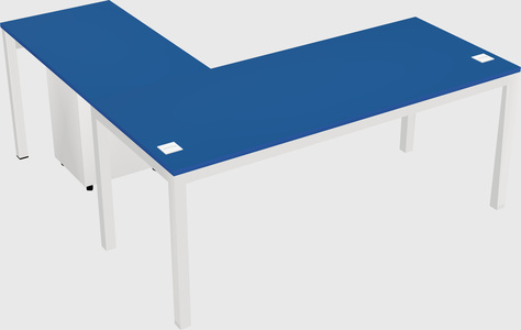 L-shaped desk