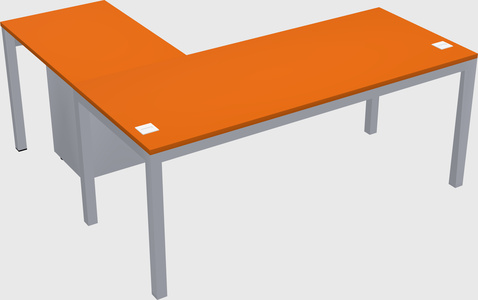 L-shaped desk