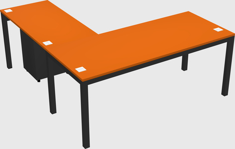 L-shaped desk