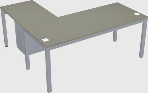 L-shaped desk