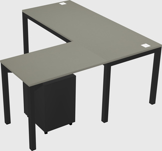 L-shaped desk