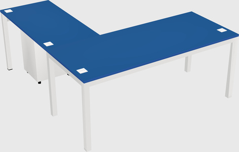 L-shaped desk