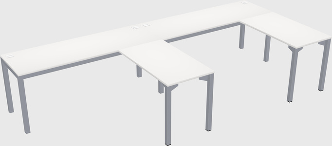 L-shaped desk