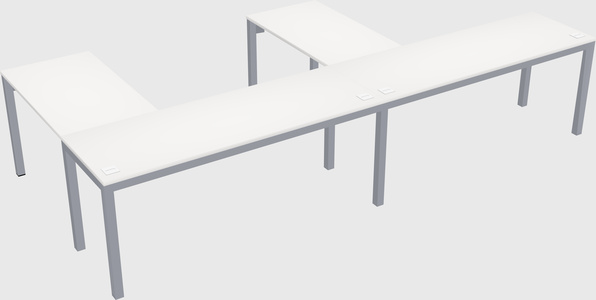 L-shaped desk