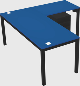 L-shaped desk