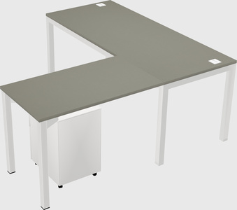 L-shaped desk