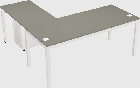 L-shaped desk
