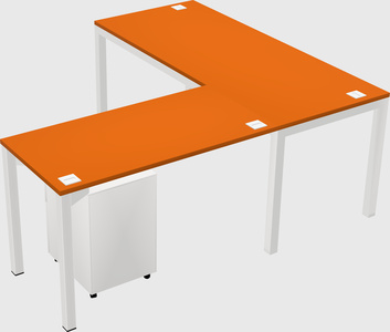 L-shaped desk