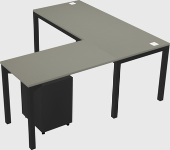 L-shaped desk