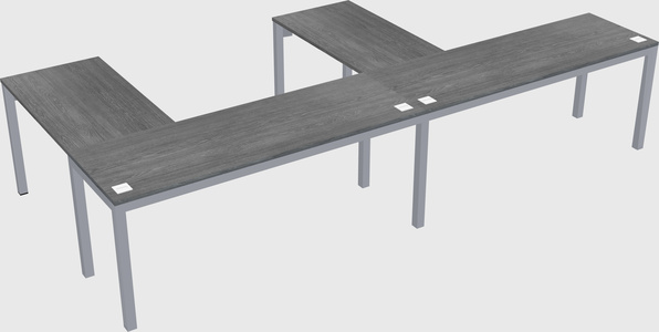 L-shaped desk