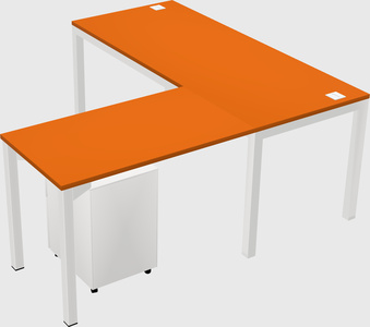 L-shaped desk