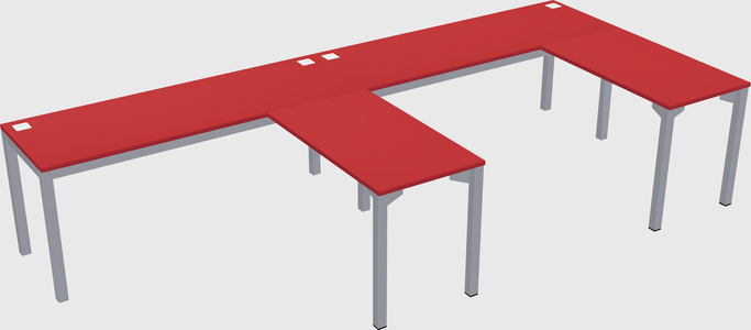 L-shaped desk