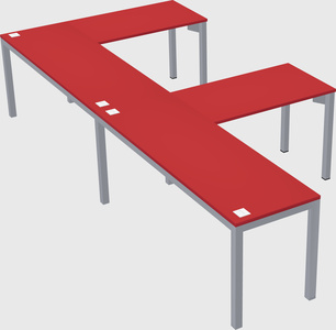 L-shaped desk