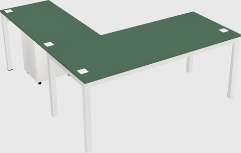 L-shaped desk