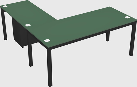 L-shaped desk