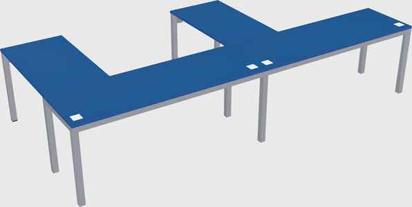 L-shaped desk