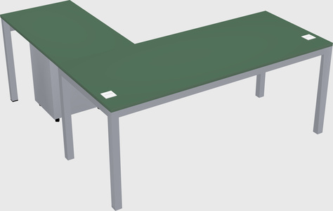 L-shaped desk
