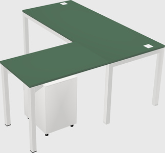 L-shaped desk