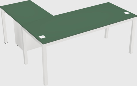 L-shaped desk