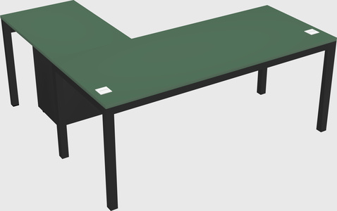 L-shaped desk