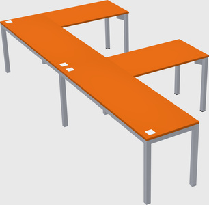 L-shaped desk