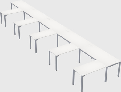 L-shaped desk