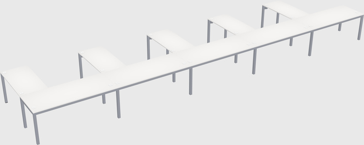 L-shaped desk