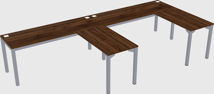 L-shaped desk