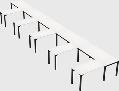 L-shaped desk