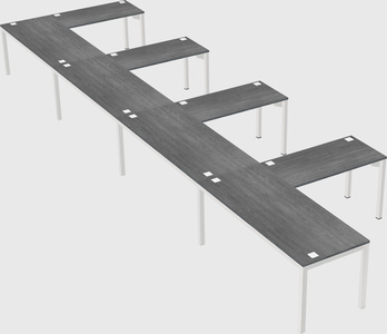 L-shaped desk